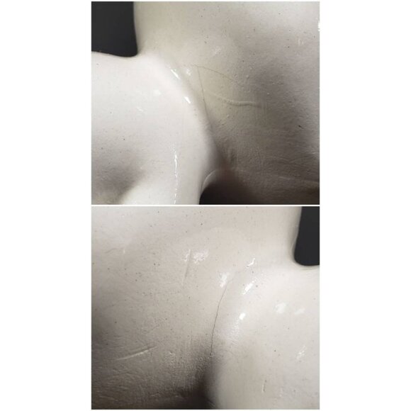 Kissing Baby Girl 8" Figurine | Vintage Ceramics | Nursery Decor - Picture 8 of 10